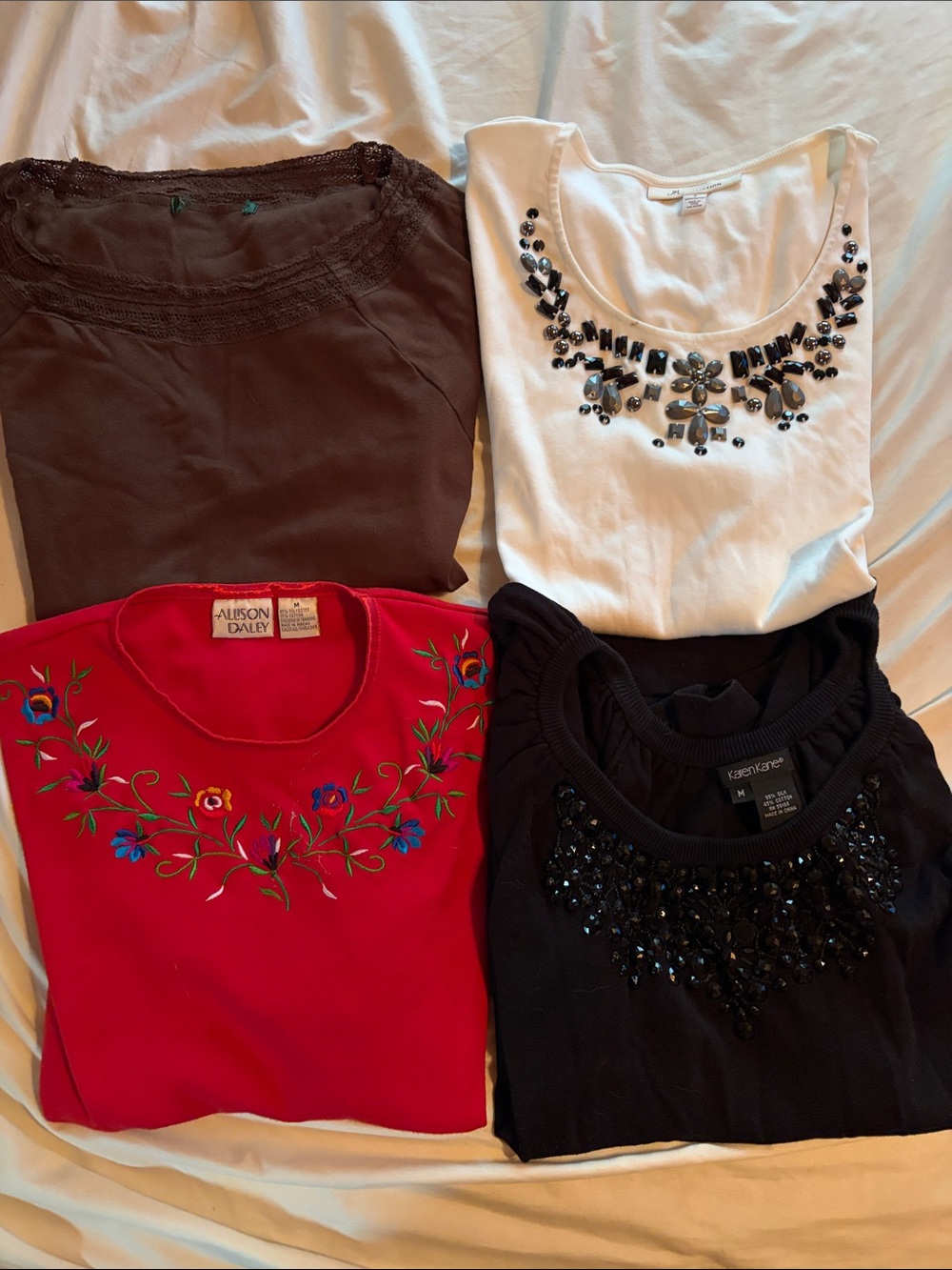 Set of 4 size M Short-Sleeve Tops